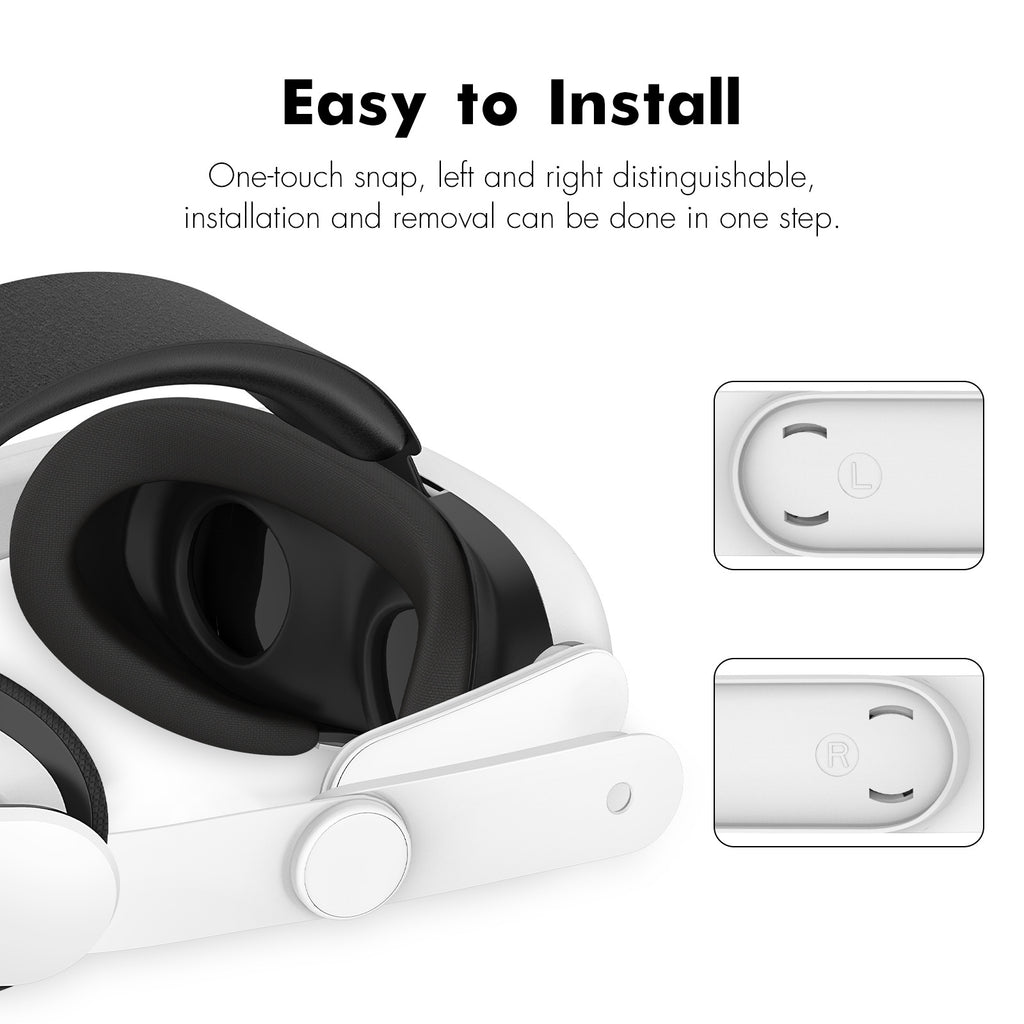 Rynfon Elite Battery Head Strap for Meta Quest 3 / Meta Quest 3S – 6000mAh Charging Head Strap Accessory for VR Headset